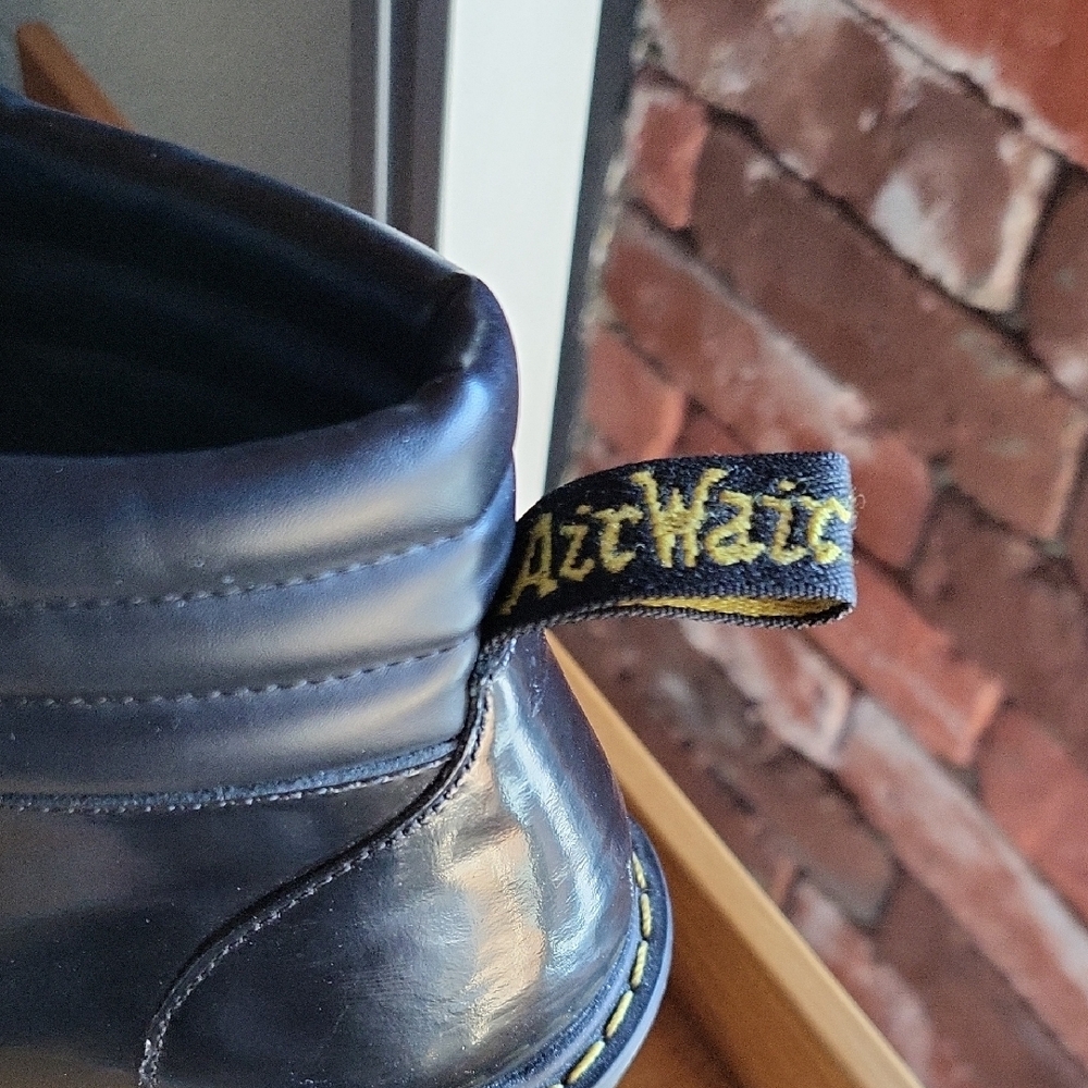 Dr. Martens Black Lace Up Boots. Persephone - Picture 9 of 12